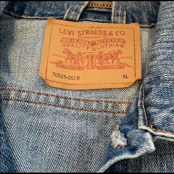 Levi’s Trucker Jean Jacket - Size XL - Picture 6 of 6